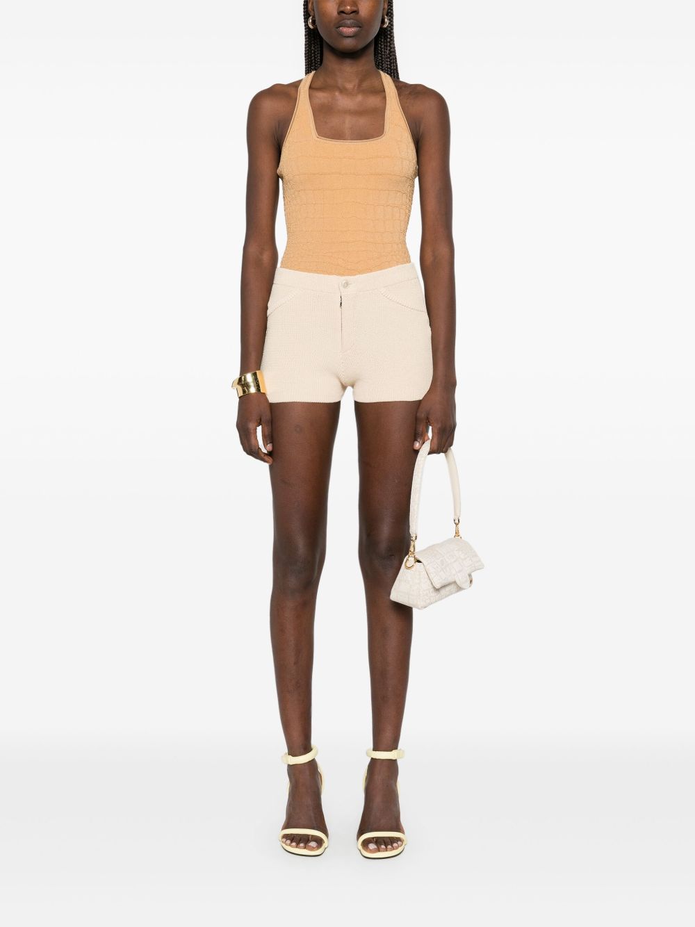 Jacquemus Le Debardeur Scala tanktop - Bruin