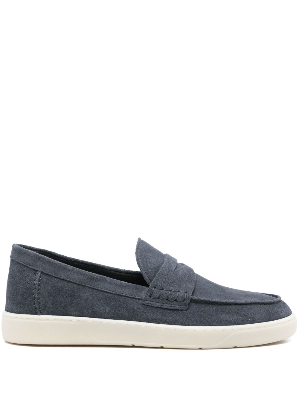 Hogan Suede Loafers In Blue