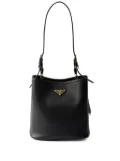 Prada medium leather shoulder bag - Black