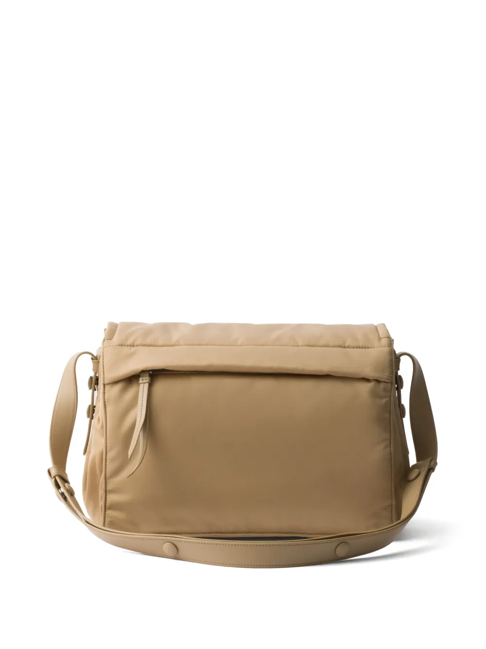 Prada Re-Nylon medium gewatteerde schoudertas - Beige