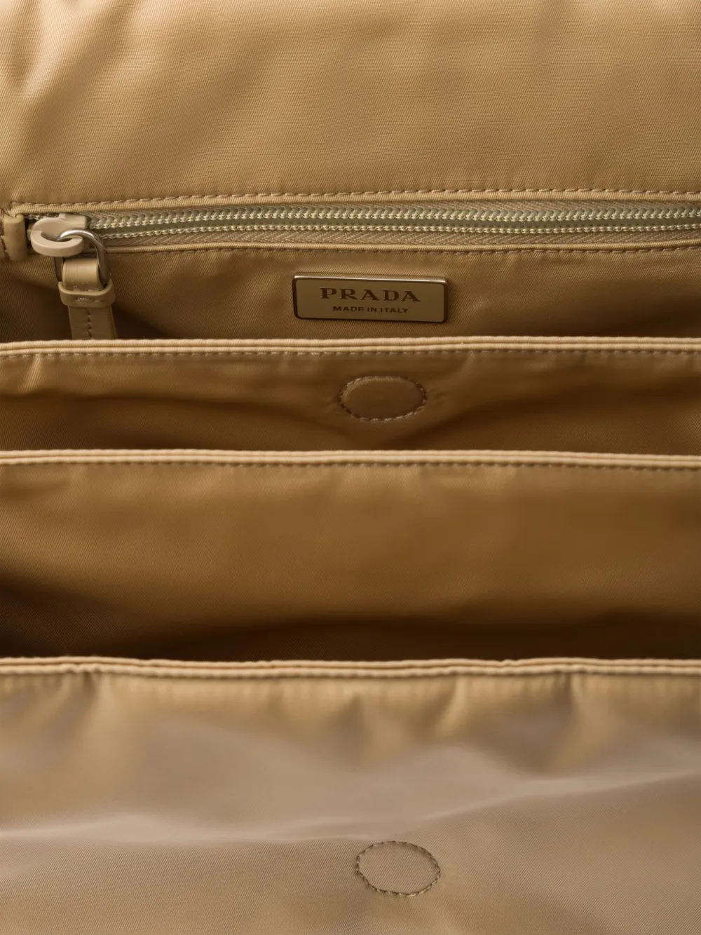 Prada Medium Padded Re-nylon Shoulder Bag In Neutrals