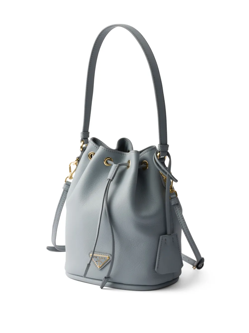 Prada Leren mini-tas Blauw