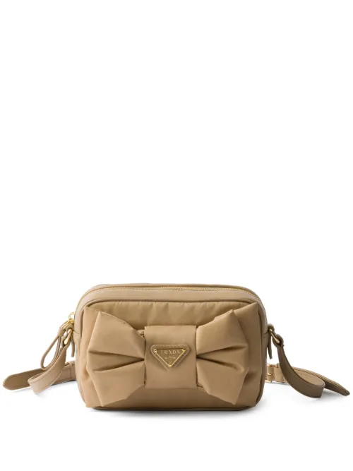 Mini sac porté épaule Re-Nylon à nœud - Prada - Modalova