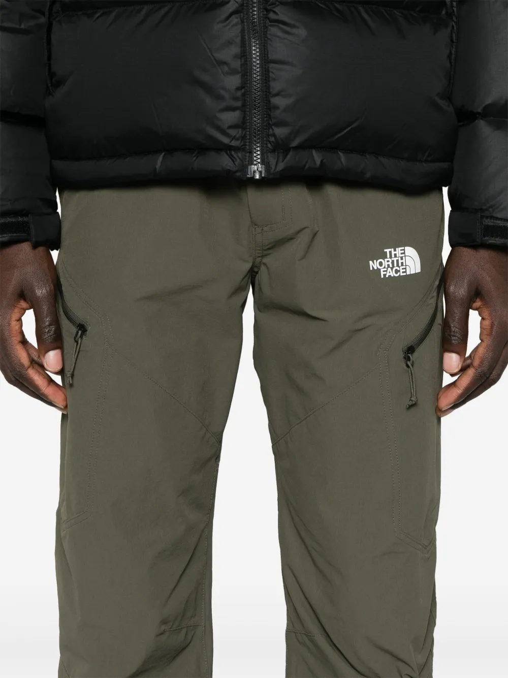 The North Face Broek met toelopende pijpen Groen