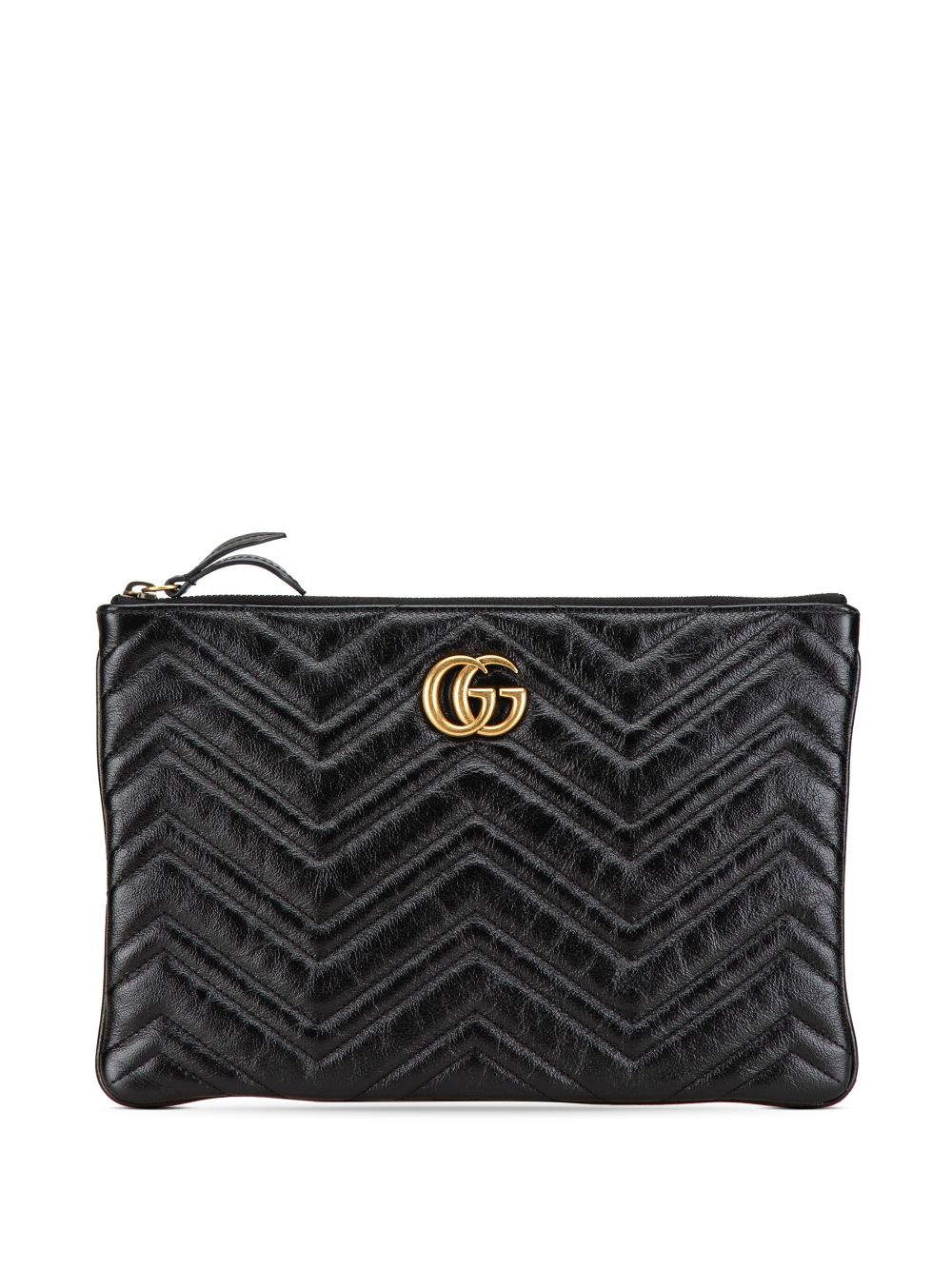 2016-2024 GG Marmont Matelasse Leather clutch bag