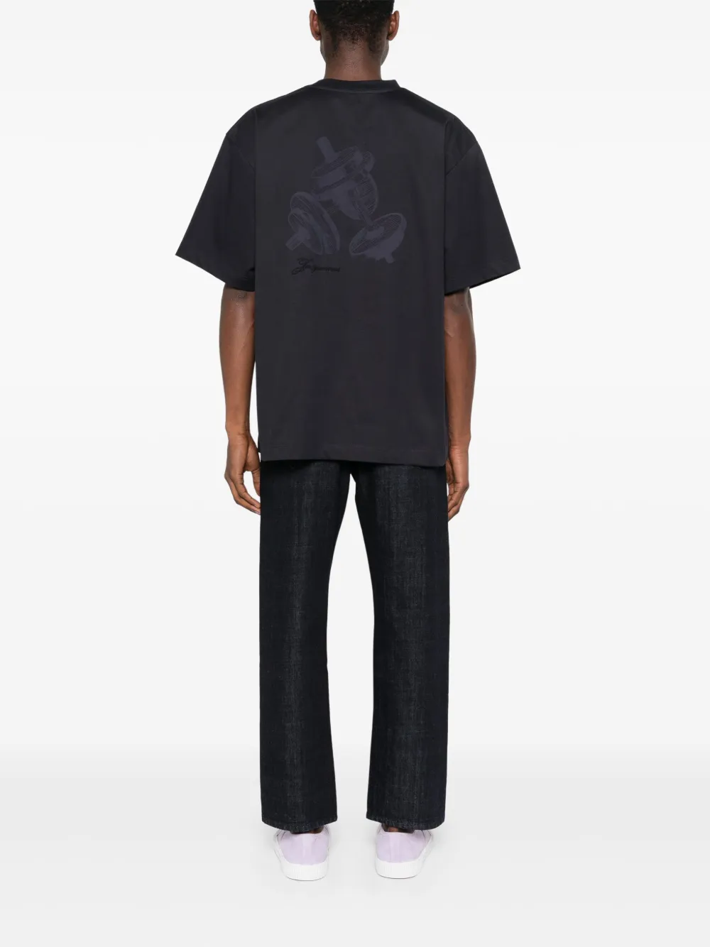 Jacquemus Le Halteres T-shirt - Zwart