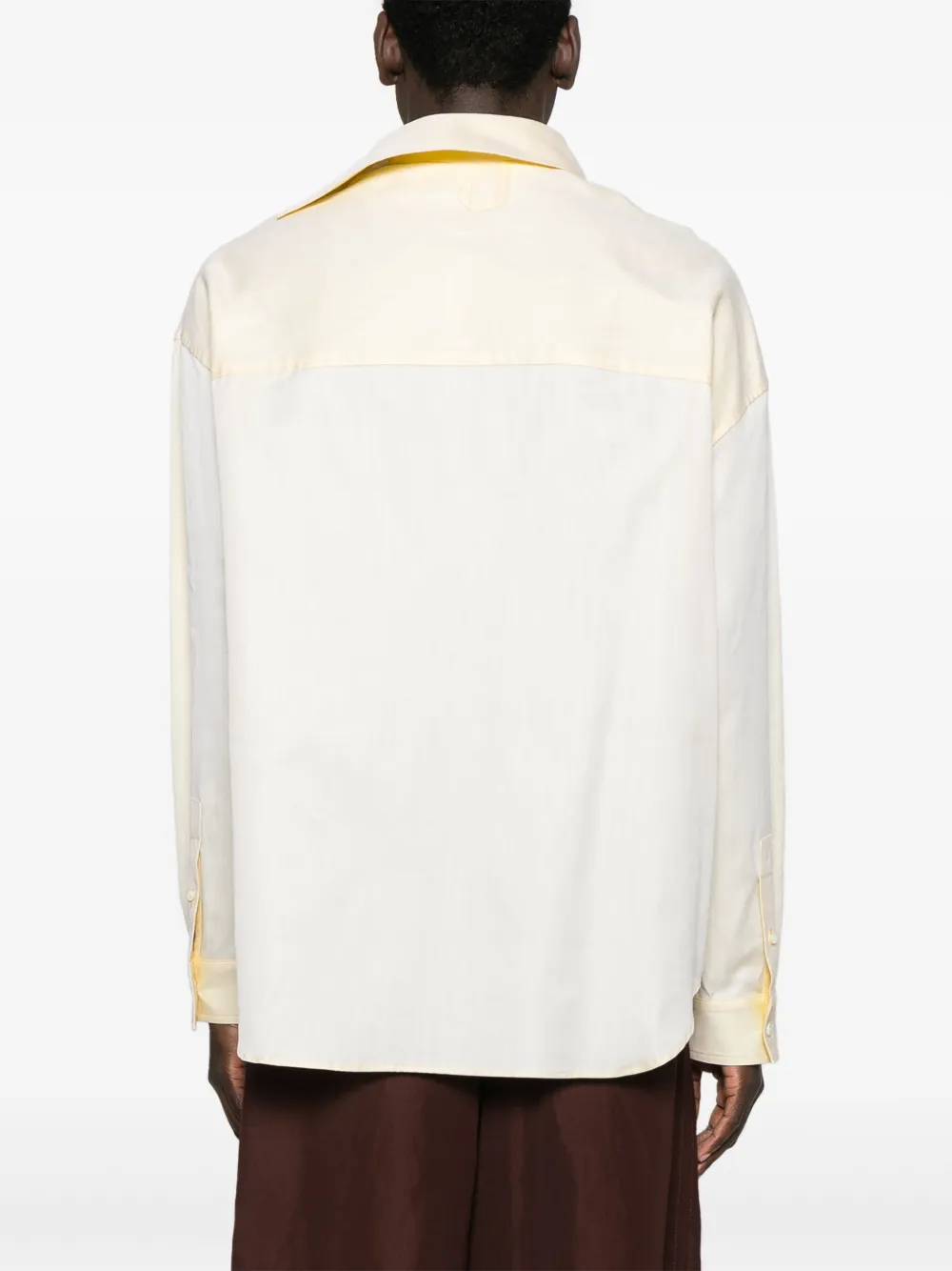 Jacquemus Le Cuadro overhemd Geel