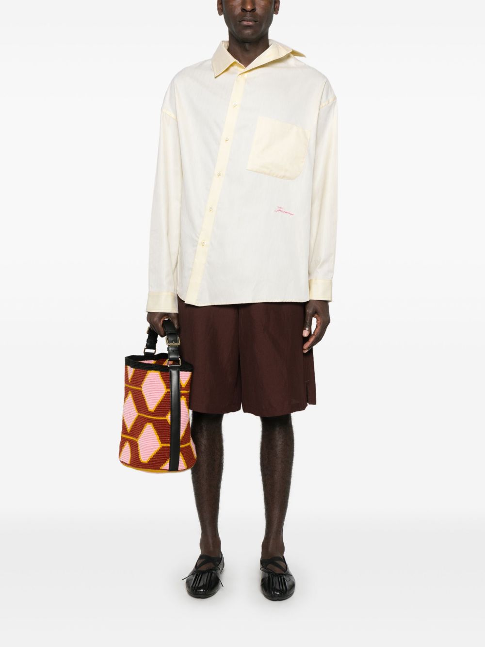 Jacquemus Le Cuadro overhemd - Geel