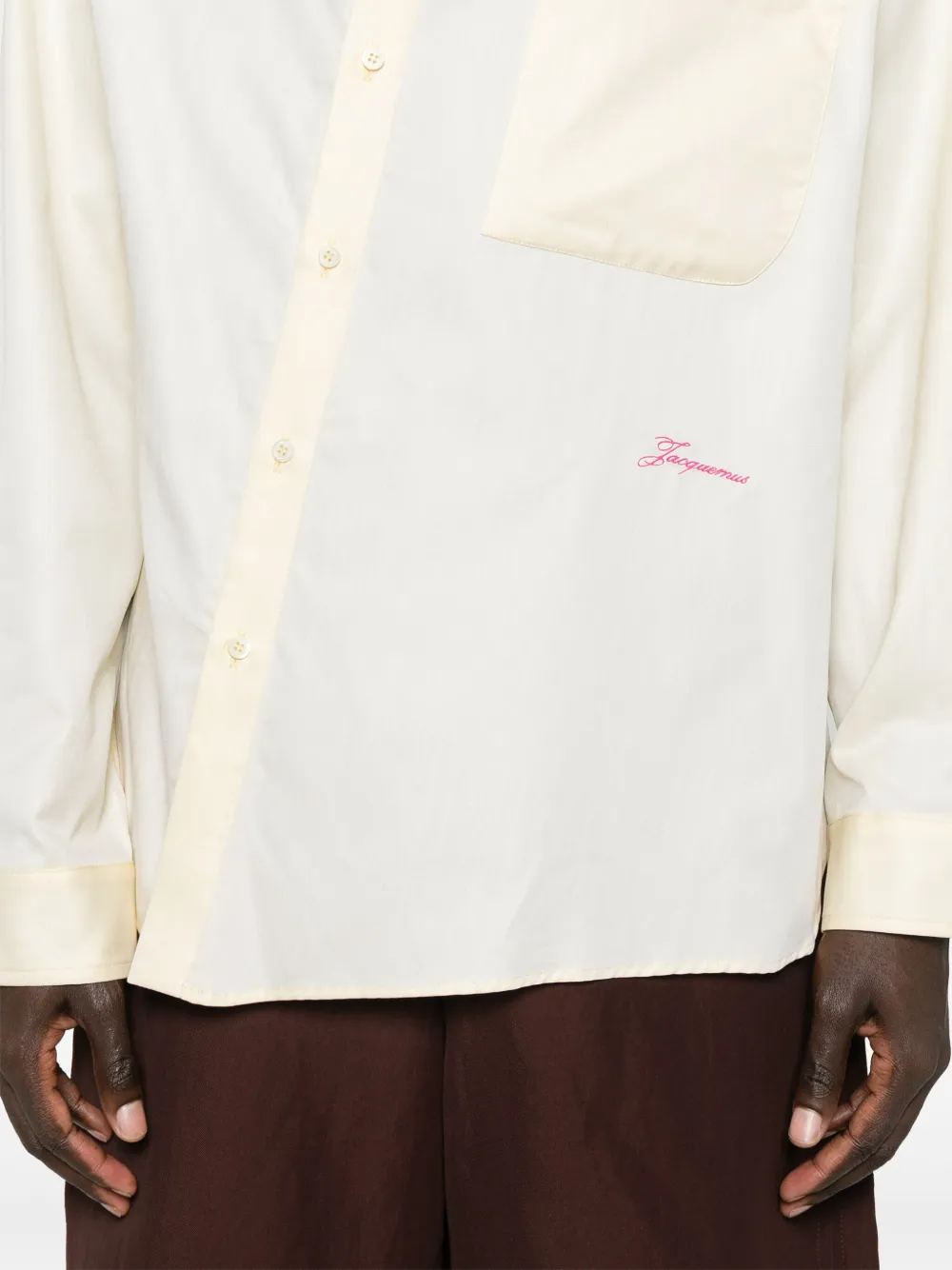 Jacquemus Le Cuadro overhemd Geel