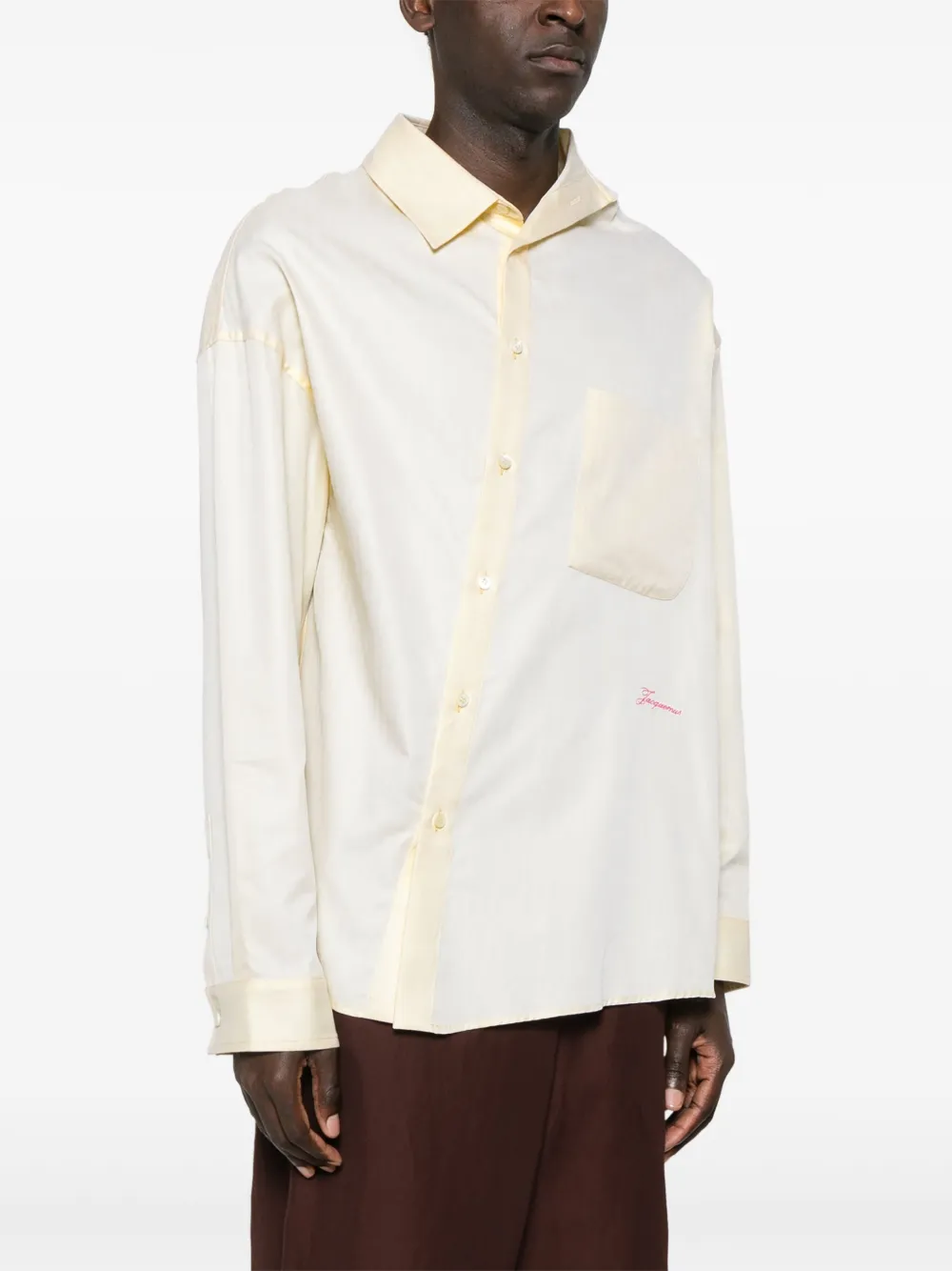 Jacquemus Le Cuadro overhemd Geel