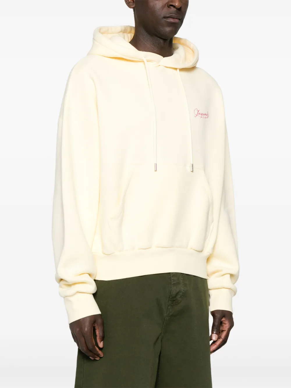 Jacquemus Le Corto hoodie Geel