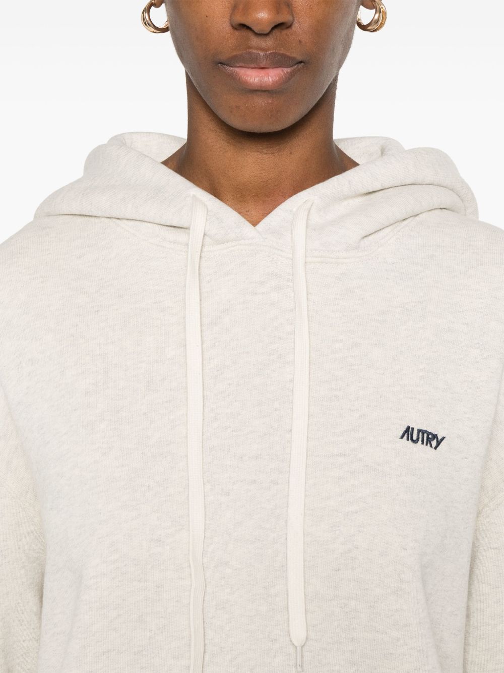 AUTRY LOGO-EMBROIDERED HOODIE