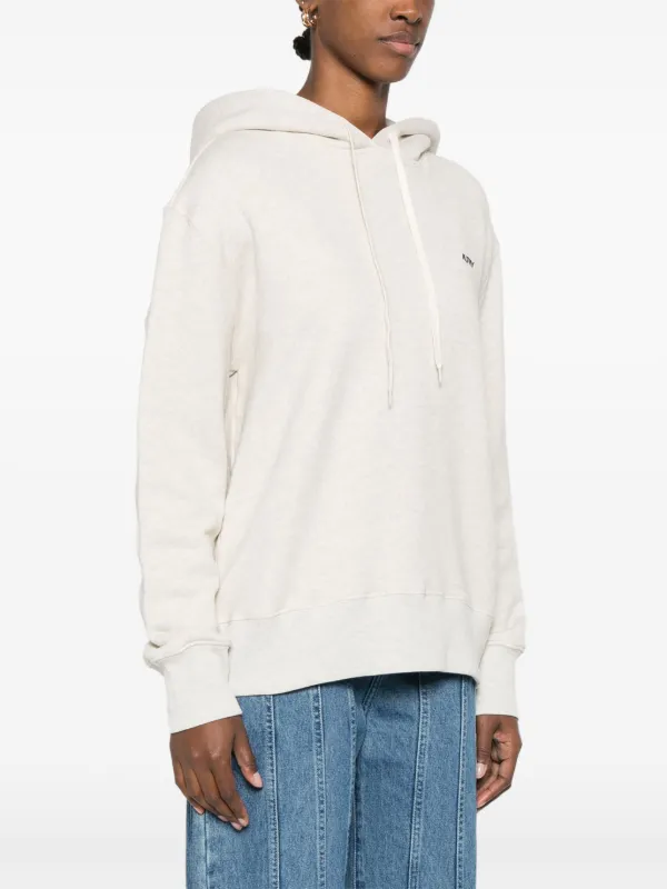 トップス Autry hoodie Autry logo-embroidered Hoodie | Neutrals | FARFETCH