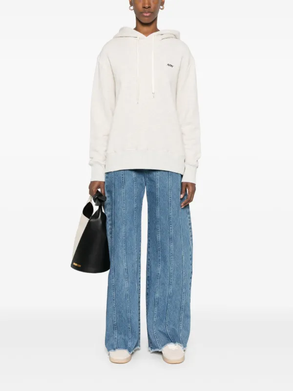 Autry logo-embroidered Hoodie | Neutrals | FARFETCH