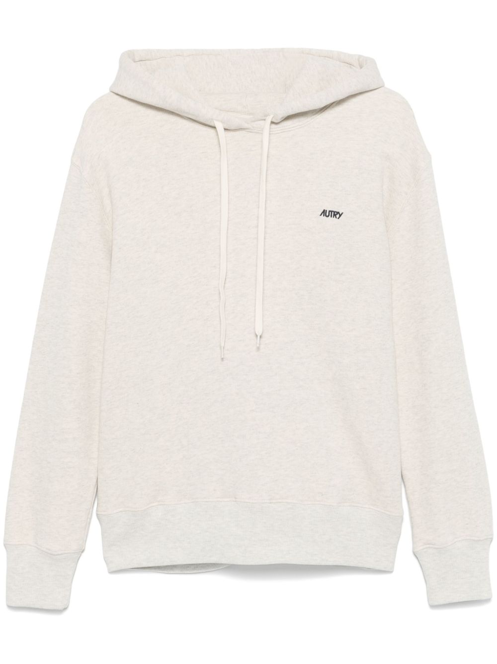 Autry logo-embroidered hoodie - Neutrals