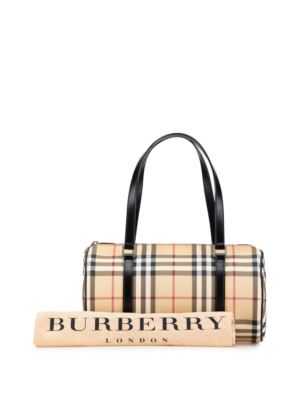 Burberry Pre-Owned 2000-2017 House Check Canvas handbag - Bruin