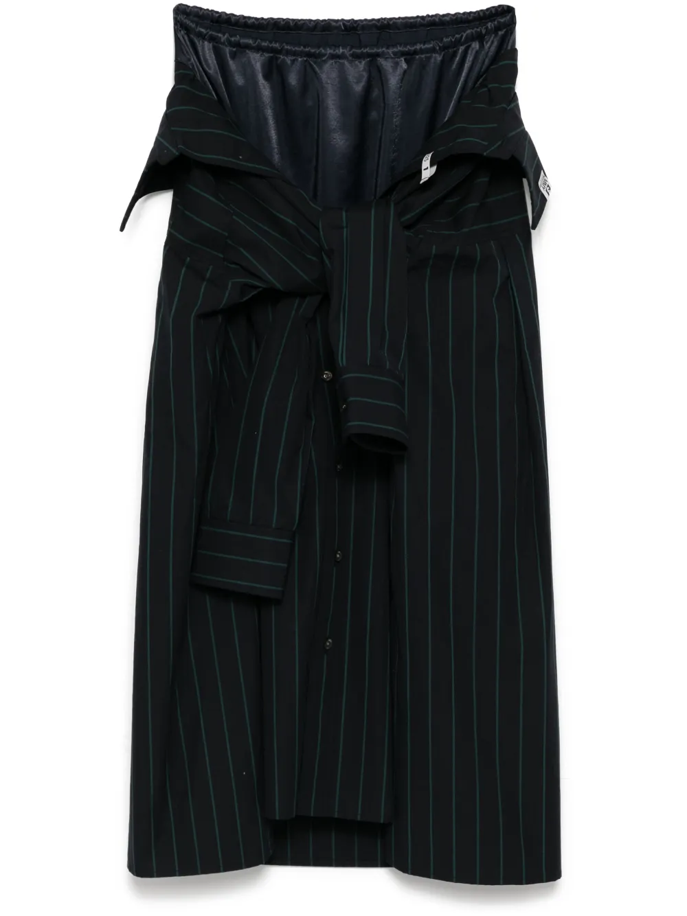Maison MIHARA YASUHIRO Rok met patchwork Blauw