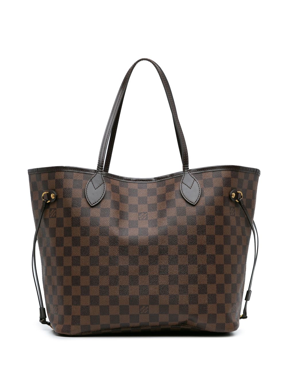 2018 Damier Ebene Neverfull MM tote bag