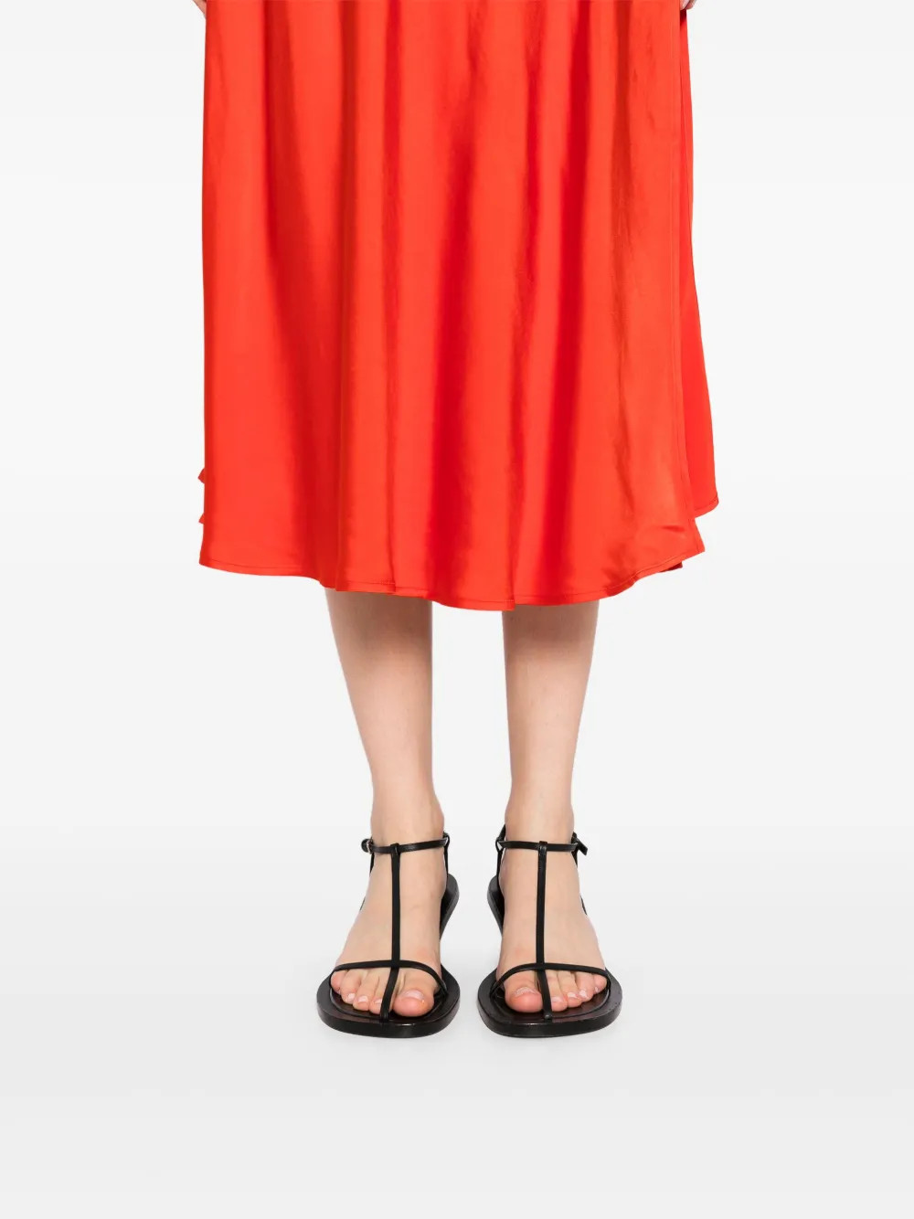 Jil Sander Midi-rok Oranje