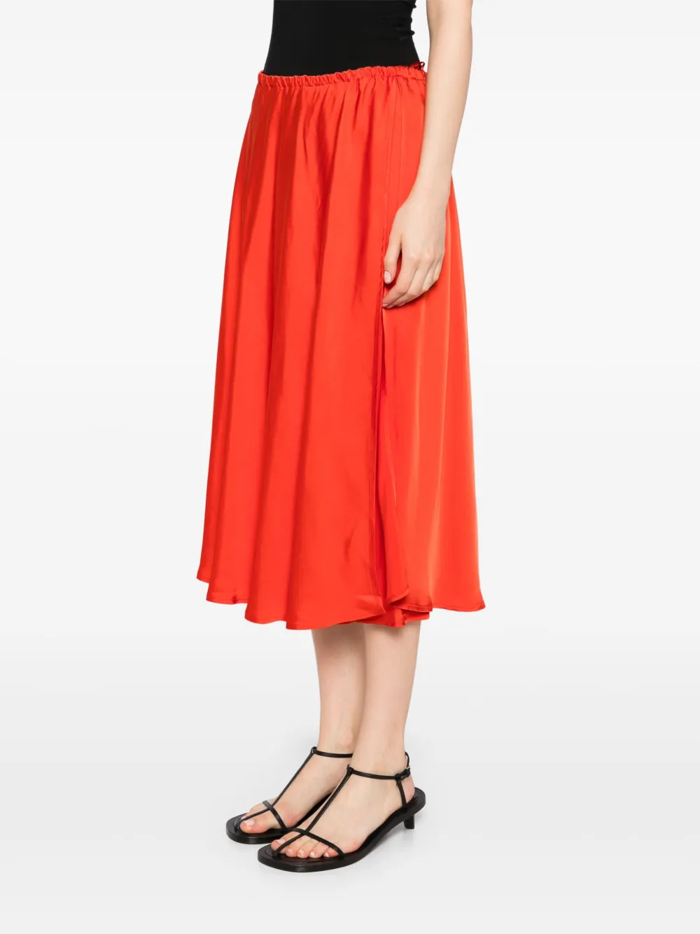 Jil Sander Midi-rok Oranje