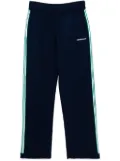 Casablanca embroidered logo pants - Blue