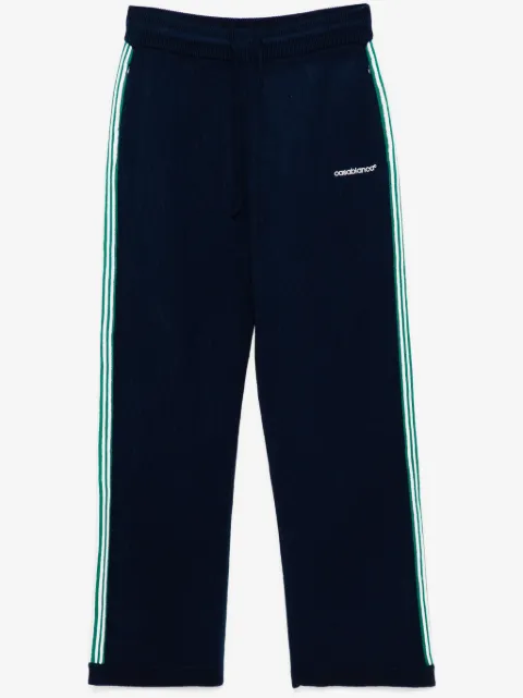 Casablanca pantalon à logo brodé
