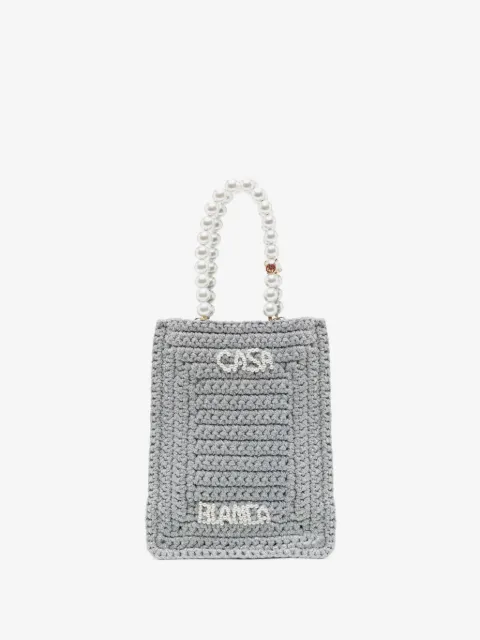 Casablanca bead chain bag