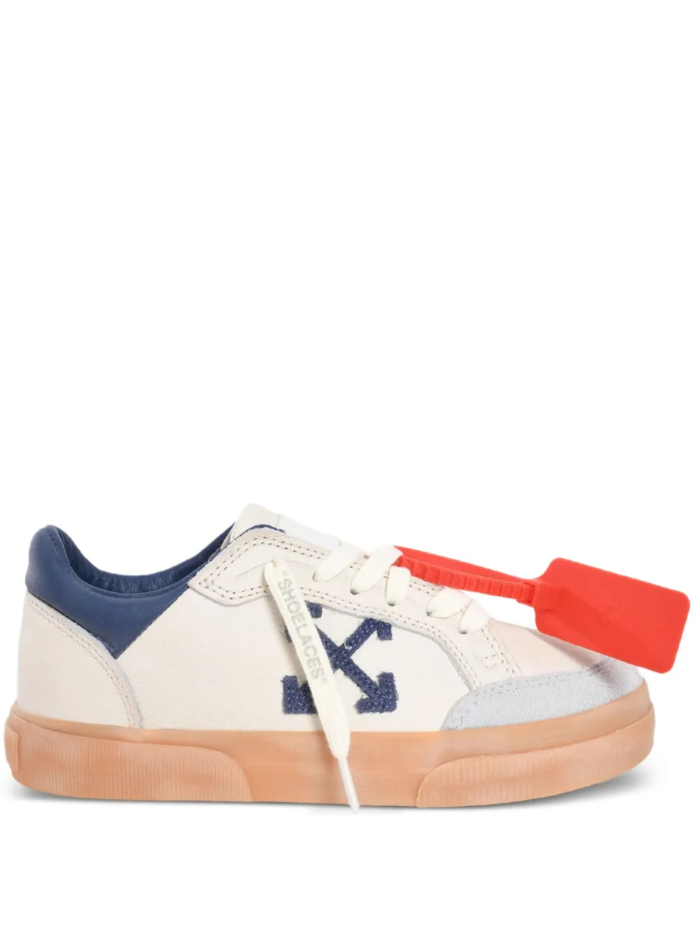 Off-White leather sneakers