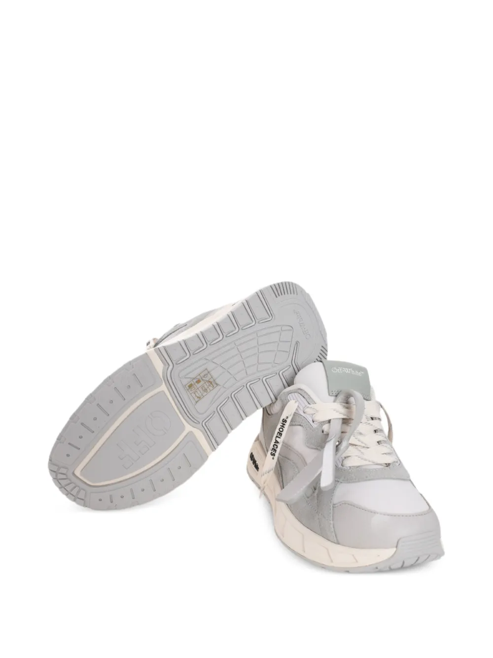 Shop Off-white Kick Off Sneakers In Grey