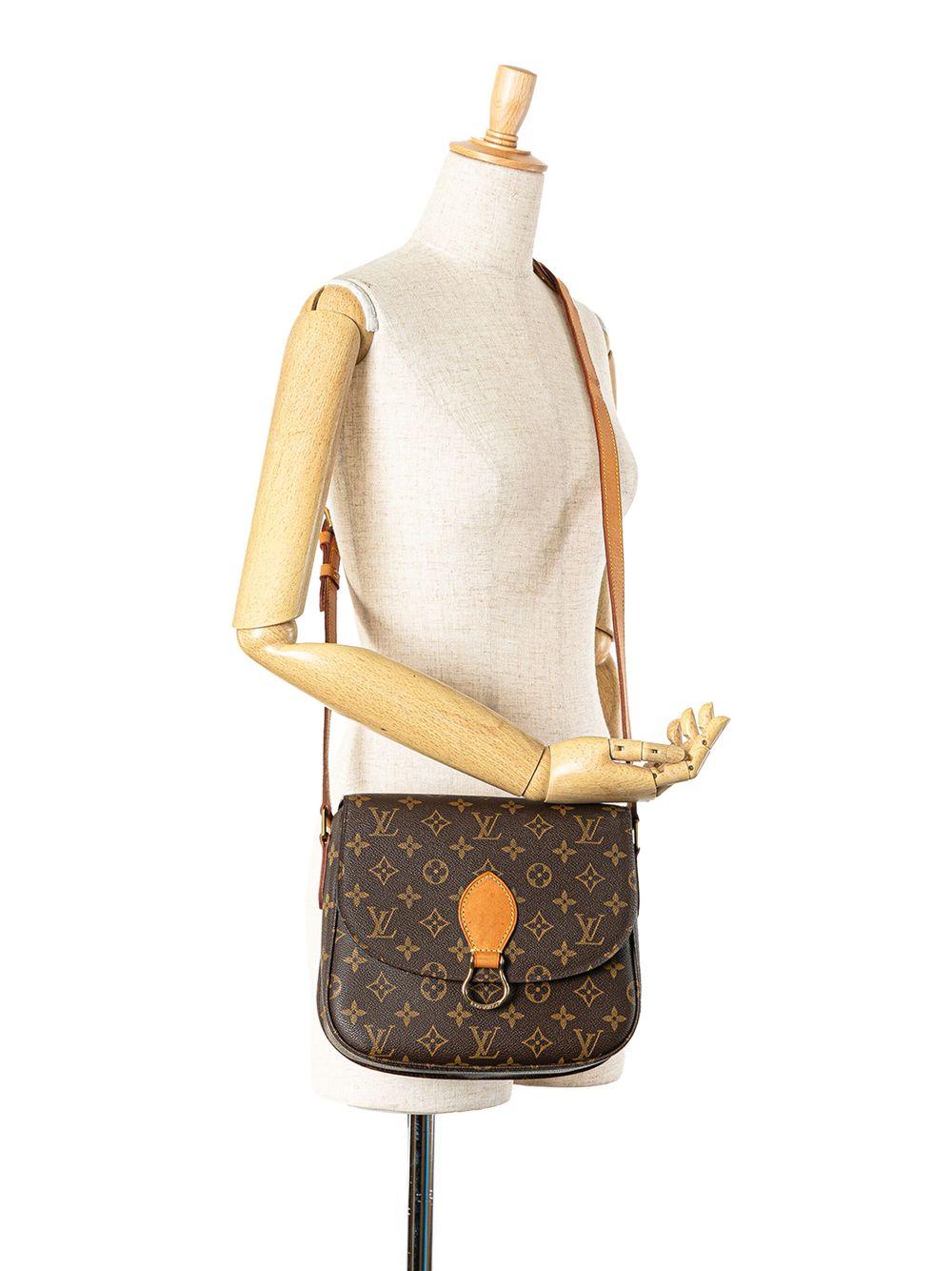 Louis Vuitton Pre-Owned 2003 Monogram Saint Cloud GM crossbody bag - Bruin