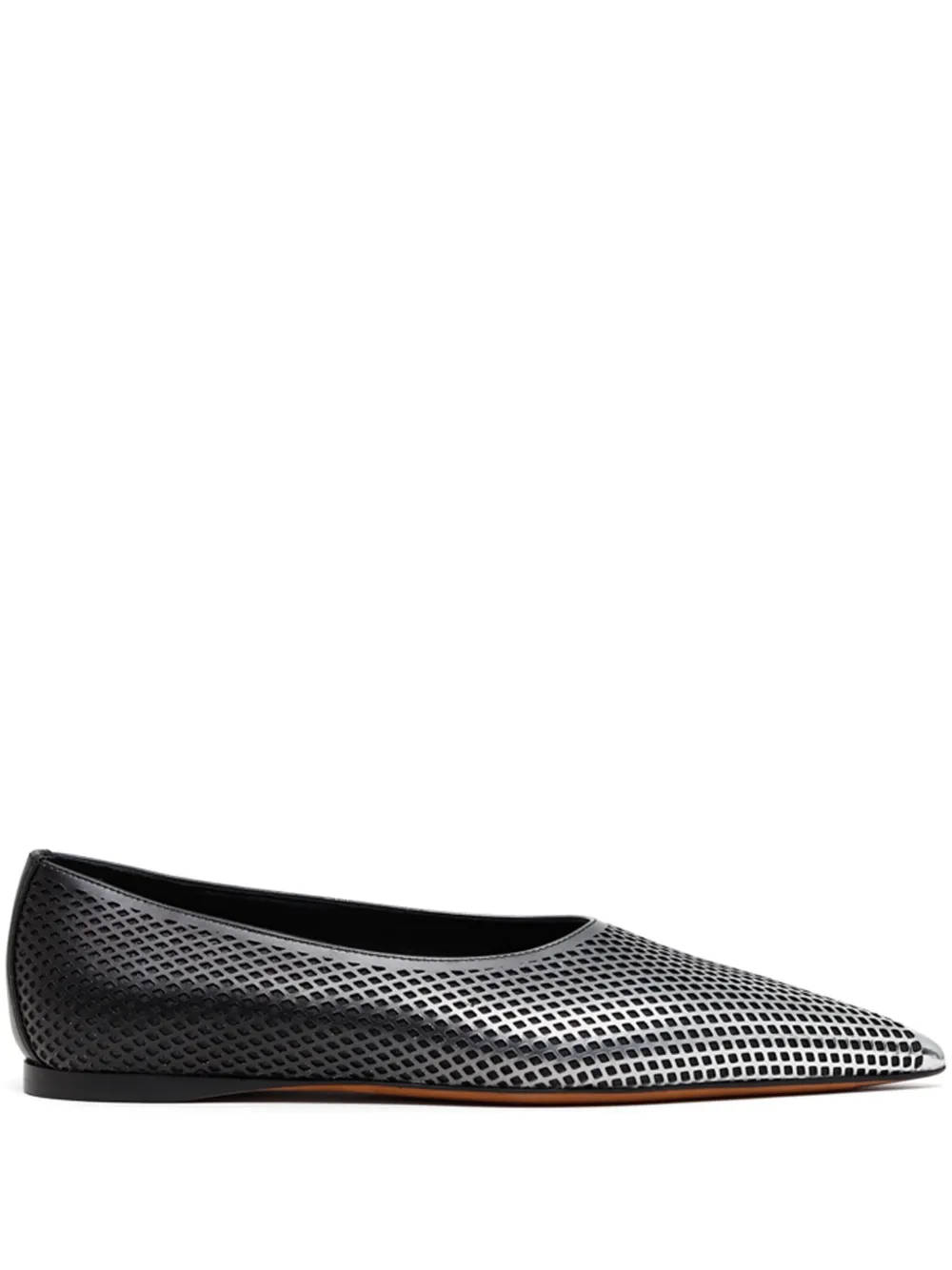 Alaïa flats con efecto degradado | plateado | Image 1