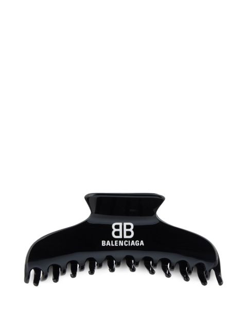 Balenciaga logo-print claw clip 