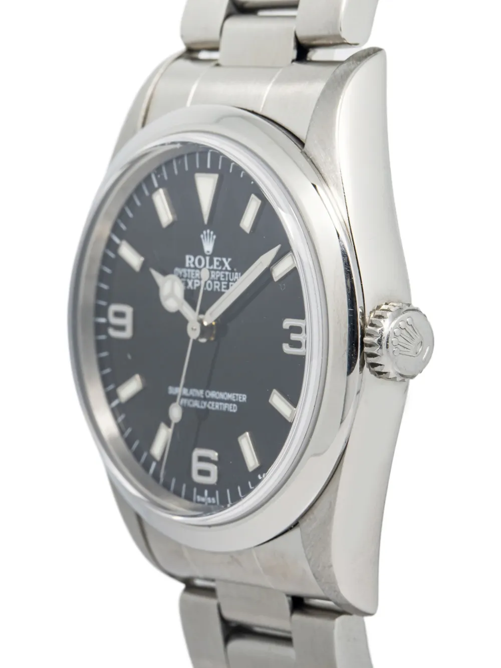 Rolex Pre-owned Explorer horloge 36 mm - Zwart