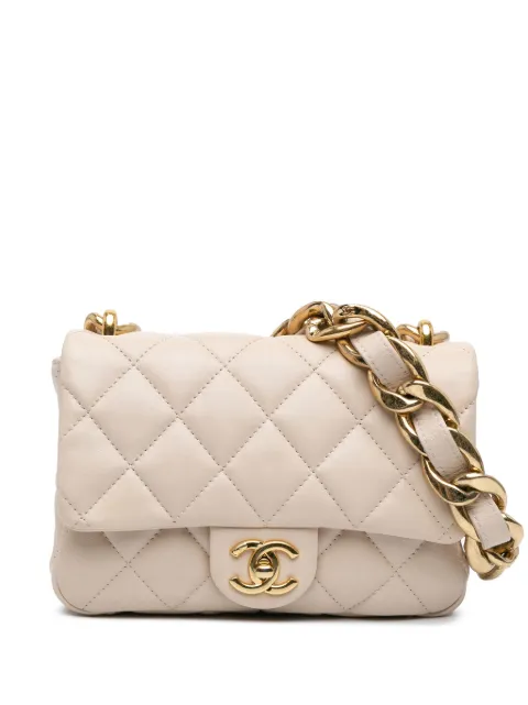 CHANEL Pre-Owned 2021-2024 Small Quilted Lambskin Funky Town Flap shoulder bag