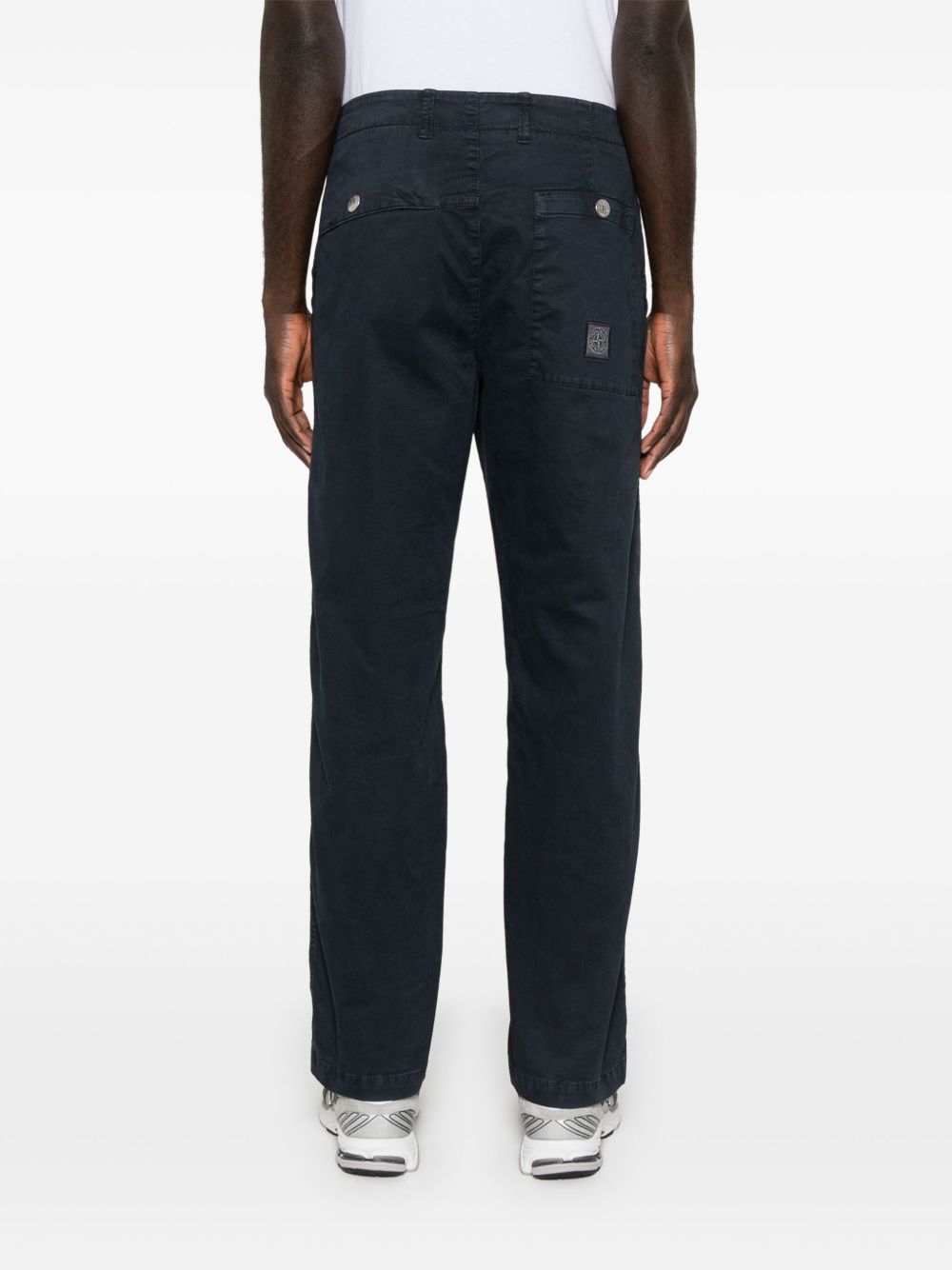 STONE ISLAND COMPASS-MOTIF TROUSERS