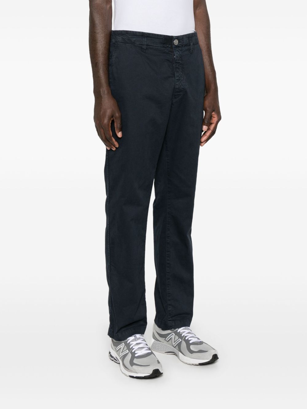 STONE ISLAND COMPASS-MOTIF TROUSERS