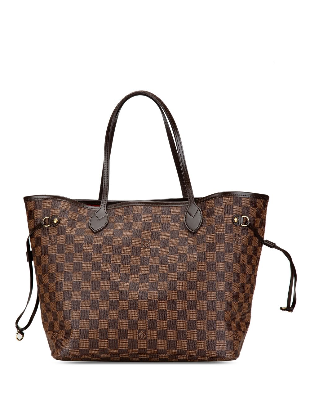 2011 Damier Ebene Neverfull MM tote bag