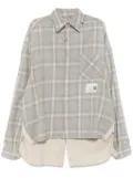Maison MIHARA YASUHIRO 2 shirts combined long sleeve shirt - Grey