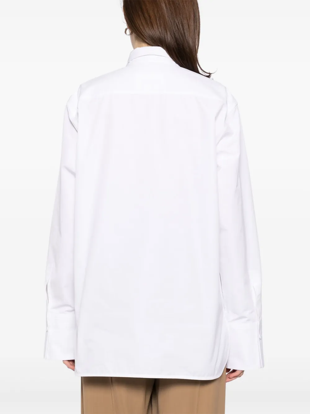 Jil Sander blouse met knoopsluiting Wit