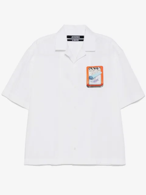 Jacquemus camisa con estampado gráfico