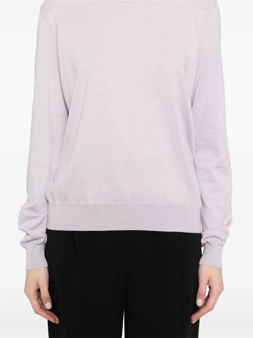 Jil Sander Superfijne trui Paars