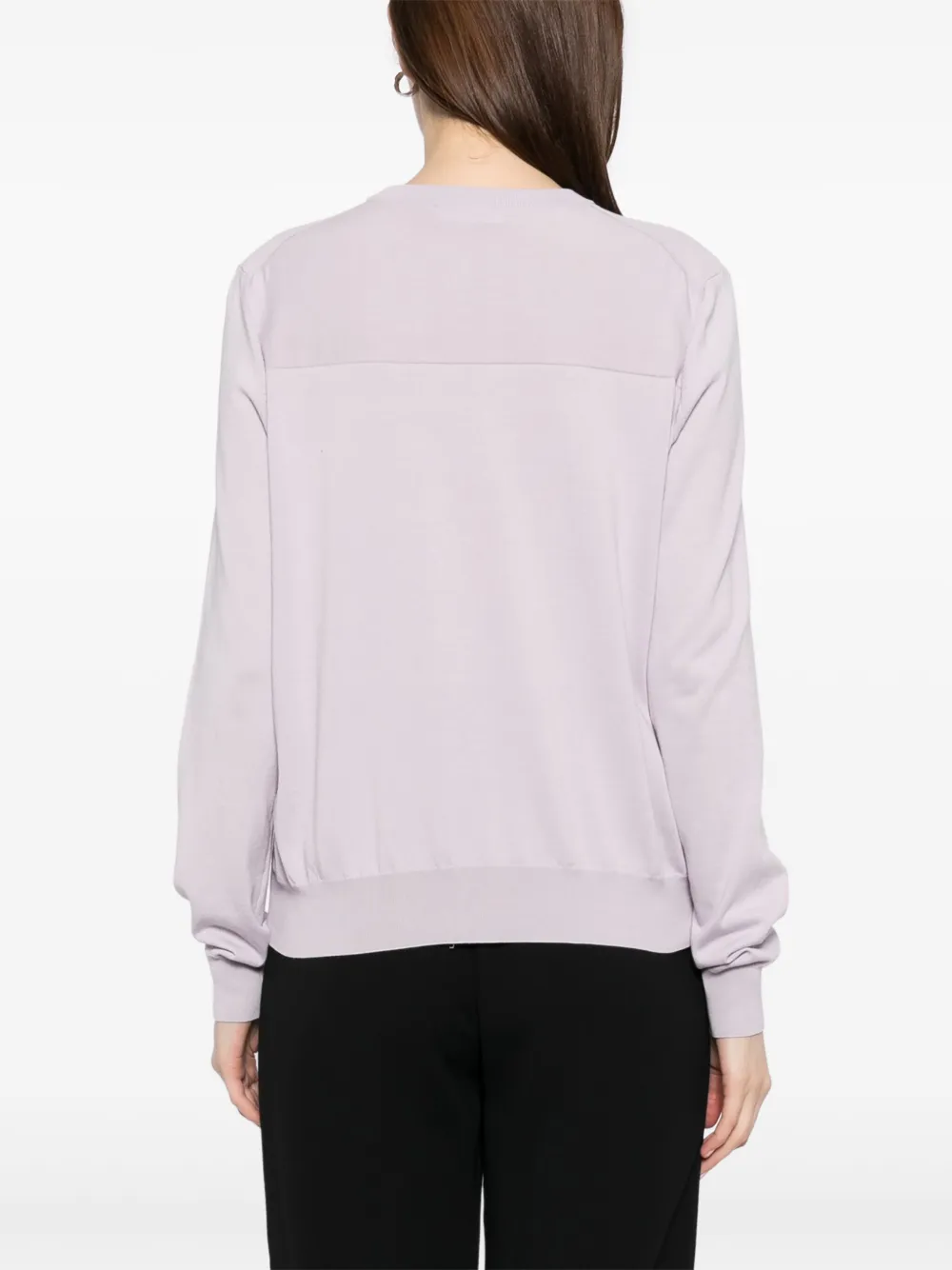 Jil Sander Superfijne trui Paars
