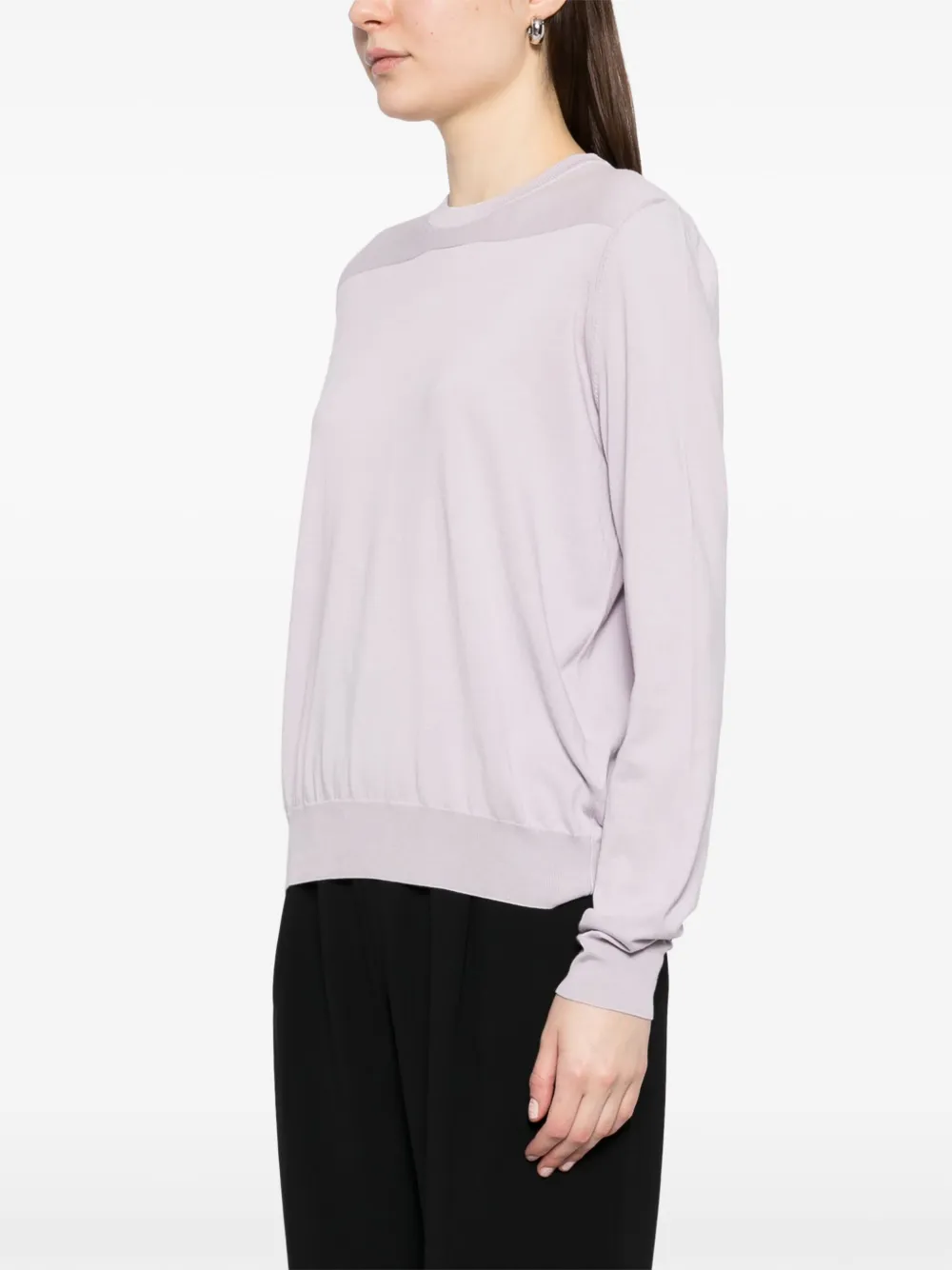 Jil Sander Superfijne trui Paars