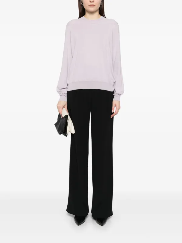 10 JIL SANDER カシミアニットセーター 38 パープル 10 JIL SANDER カシミアニットセーター 38 パープル