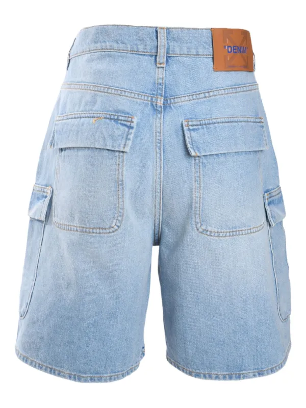 Off-White デニム カーゴショーツ | ブルー | FARFETCH JP