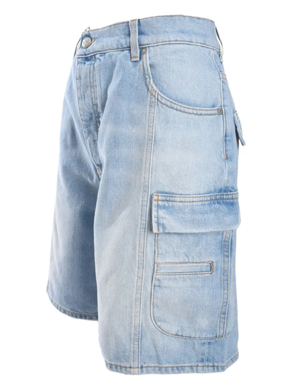 Off-White デニム カーゴショーツ | ブルー | FARFETCH JP