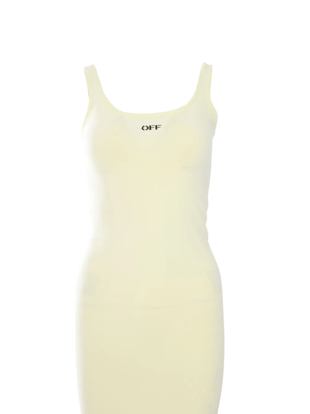 OFF-WHITE SLEEVELESS DRESS