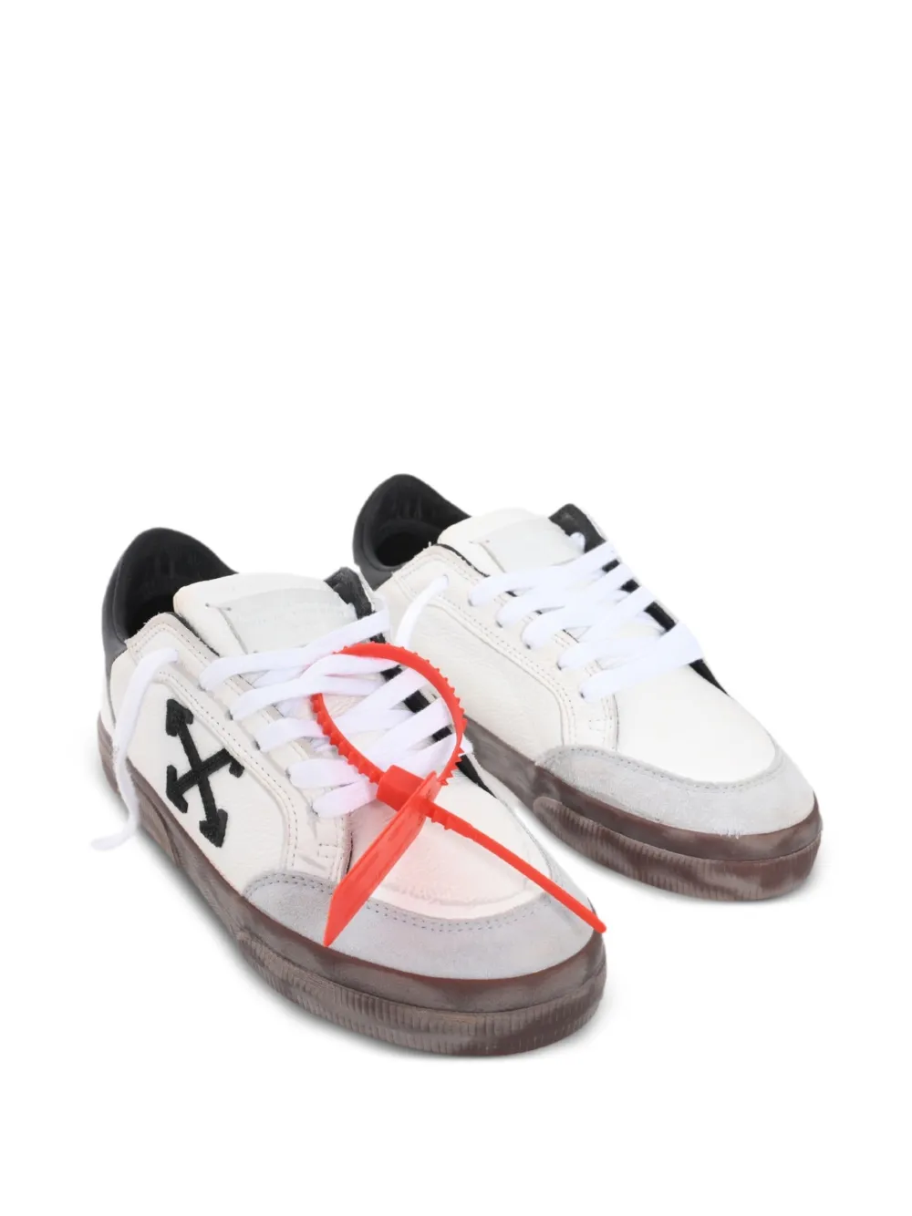 Off-White leather sneakers