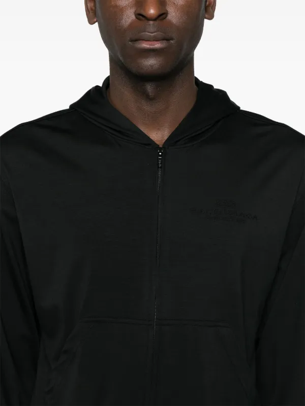 Balenciaga ロゴ パーカー | ブラック | FARFETCH JP