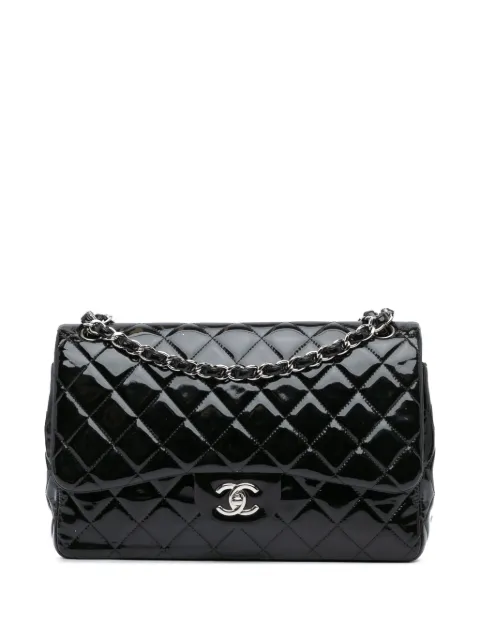 CHANEL Pre-Owned 2013-2014 Jumbo Classic Patent Double Flap shoulder bag 12GBRZPGWWP91NOK - 0